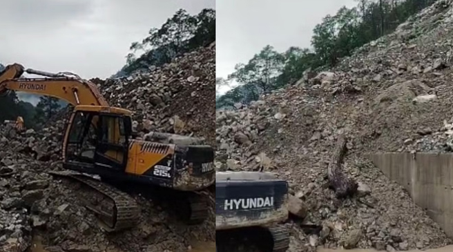 चारधाम यात्रा: यमुनोत्री हाईवे पर भू-धंसाव, श्रद्धालुओं के वाहन कई घंटों से फंसे