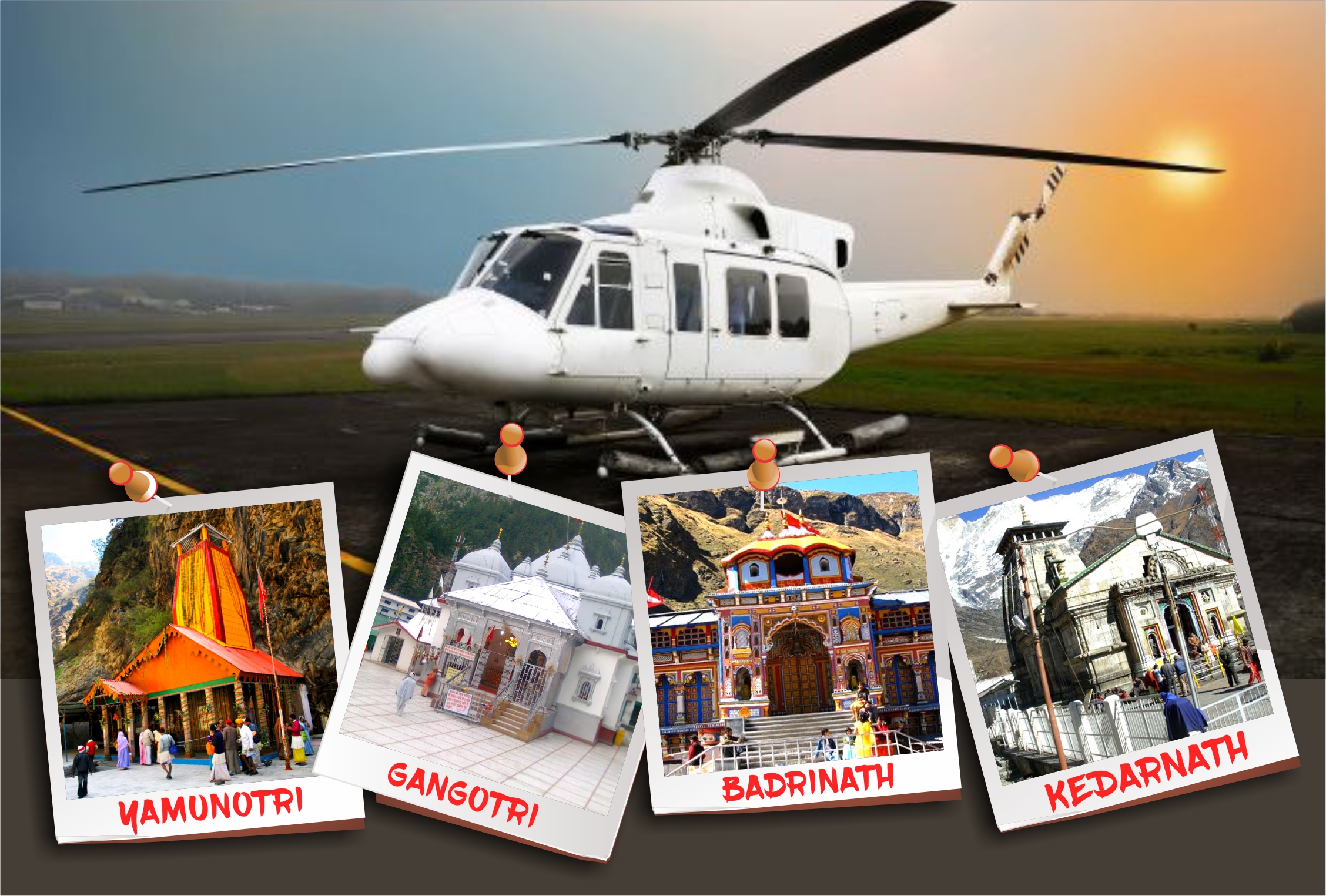 हादसे के बाद रुकी हेली सेवा को मिली हरी झंडी, चारधाम के लिए उड़ान आज से