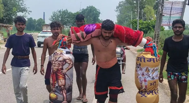 कांवड़ यात्रा 2025: प्रेमिका के IPS बनने की मन्नत लेकर राहुल ने 121 लीटर गंगाजल लेकर किया 220 किलोमीटर सफ़र