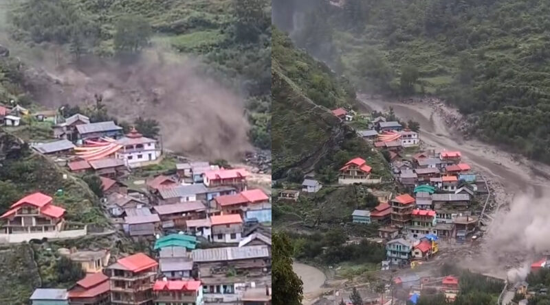 उत्तरकाशी आपदा: खीर गंगा का रौद्र रूप, धराली बहा, 70 से अधिक लोग लापता