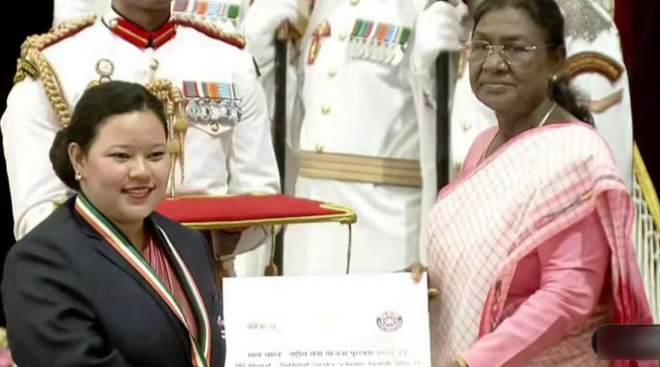 चमोली की बेटी प्रीतिका रावत को मिला “मेरा भारत” राष्ट्रीय सेवा योजना पुरस्कार, बढ़ाया उत्तराखंड का मान