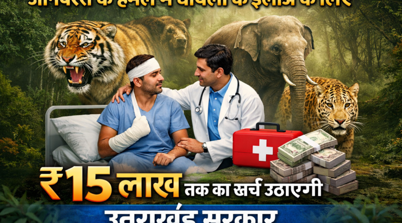 वन्यजीव हमले में घायल लोगों को बड़ी राहत, इलाज पर 15 लाख तक खर्च उठाएगी सरकार