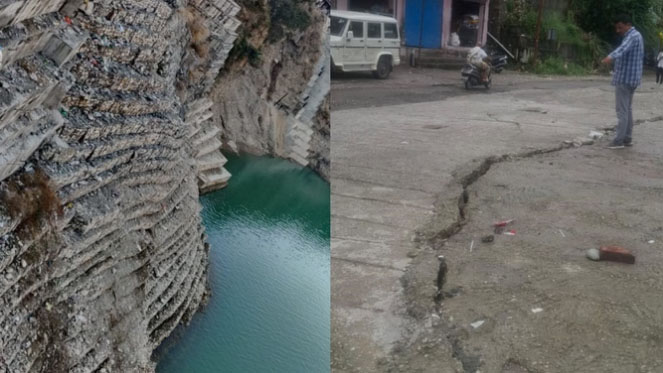 पांच करोड़ की दीवार भी नहीं बचा पाई हाईवे: गंगोत्री मार्ग पर दरारें, चिन्यालीसौड़ में बढ़ा खतरा