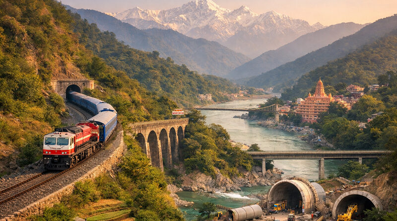 उत्तराखंड में रेल नेटवर्क का विस्तार: 216 किमी ट्रैक और ₹40,000 करोड़ का प्रोजेक्ट