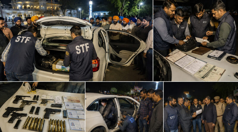 काशीपुर में एसटीएफ का बड़ा एक्शन: कार से अवैध हथियार और संदिग्ध लाइसेंस बरामद