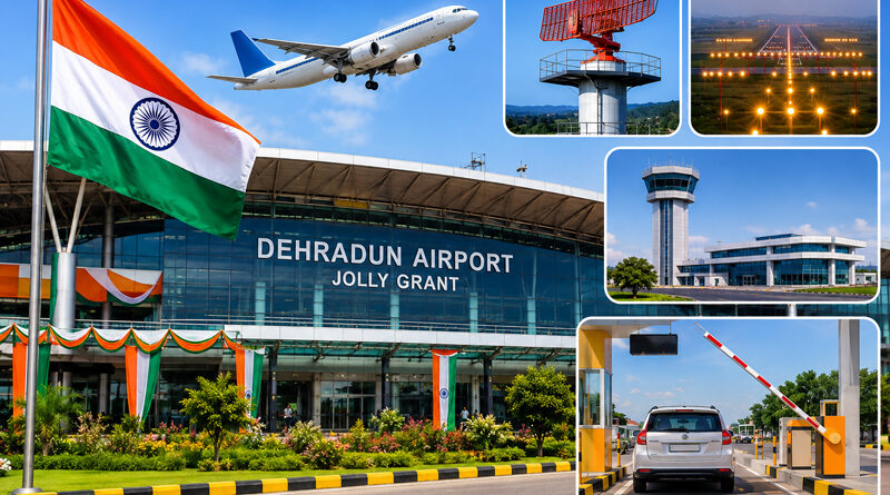 देहरादून एयरपोर्ट: नए रडार और ATC बिल्डिंग से बढ़ेगा एयर स्पेस, कमर्शियल वाहनों को बड़ी राहत, टोल ₹345 से घटकर हुआ ₹80