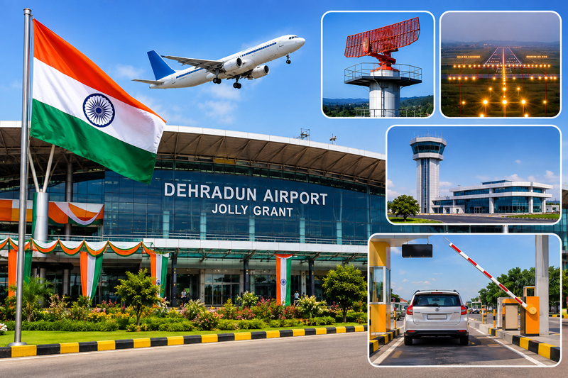 देहरादून एयरपोर्ट: नए रडार और ATC बिल्डिंग से बढ़ेगा एयर स्पेस, कमर्शियल वाहनों को बड़ी राहत, टोल ₹345 से घटकर हुआ ₹80